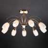 Потолочная люстра со стеклянными плафонами 22080/9 золото фото 3 &mdash; Multielectrika