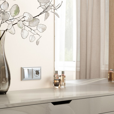 Розетка с быстрой зарядкой USB Type A+С серебряная W1171706 — Multielectrika