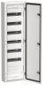 Корпус металлический IEK TITAN 5 ЩРн-84 (1х84) 1085х310х140мм IP54 белый (одна дверь)