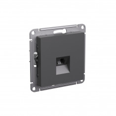 Розетка RJ-11 Systeme Electric AtlasDesign базальт &mdash; Multielectrika