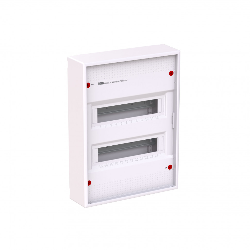 Шкаф ABB AK624E2 накладной, 24 PLE, 2-рядный, IP30, без двери фото 1 — Multielectrika