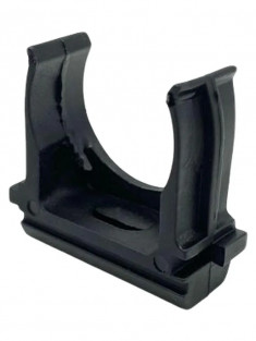 Крепеж-клипса Multielectrika для крепления гофры D25, черные 50шт/уп. &mdash; Multielectrika