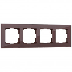 Рамка на 4 поста (мокко) W0041118 &mdash; Multielectrika