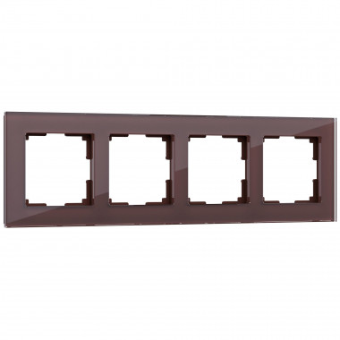 Рамка на 4 поста (мокко) W0041118 — Multielectrika