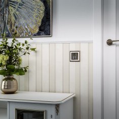 Рамка на 1 пост (бронза/белый) WL17-Frame-01 &mdash; Multielectrika