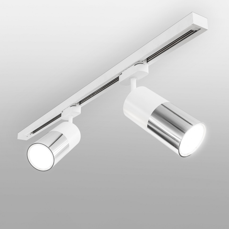 Трековый светодиодный светильник для однофазного шинопровода Avantag белый 6W 4200K LTB27 фото 1 — Multielectrika