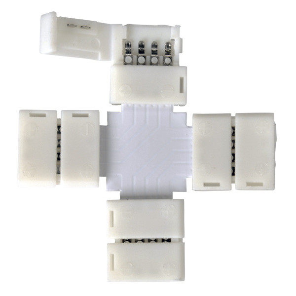 X-образный коннектор для светодиодной ленты RGB (5 шт.) LED 3X фото 1 — Multielectrika