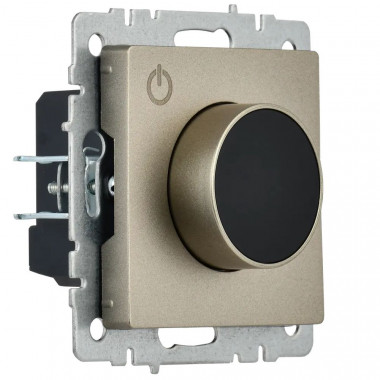 Термостат электронный с индикацией IEK BRITE ТС10-1-БрШ шампань — Multielectrika