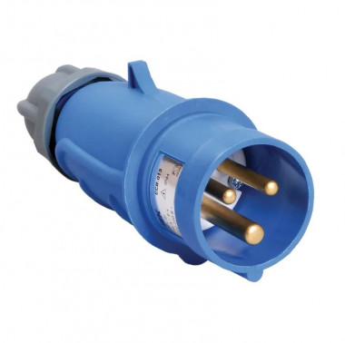Вилка переносная IEK ССИ-013 MAGNUM 16А 2Р+РЕ 220В IP44 — Multielectrika