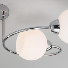 Потолочная люстра со стеклянными плафонами 30136/4 хром &mdash; Multielectrika