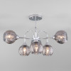 Потолочная люстра со стеклянными плафонами 30175/6 хром фото 3 — Multielectrika