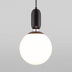 Подвесной светильник со стеклянным плафоном 50197/1 черный &mdash; Multielectrika