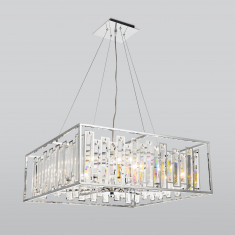 Умная подвесная люстра с хрусталем 312/9 Strotskis Smart &mdash; Multielectrika