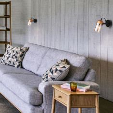 Настенный светильник с поворотным плафоном 20122/1 черный/золото &mdash; Multielectrika