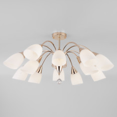 Потолочная люстра со стеклянными плафонами 30149 золото &mdash; Multielectrika