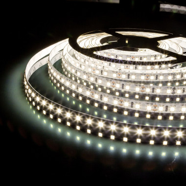 Светодиодная лента 12 В 9,6 Вт/м 120 Led/м 2835 IP65, дневной белый 4200K, 5 м Лента светодиодная 12V 9,6W 120Led 2835 IP65 дневной белый, 5м — Multielectrika