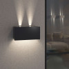 Уличный настенный светодиодный светильник WINNER DOUBLE LED IP54 35137/W черный фото 5 — Multielectrika