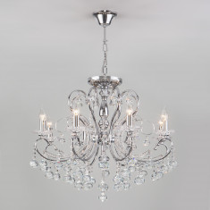 Люстра с двойным креплением 10096/8 хром &mdash; Multielectrika