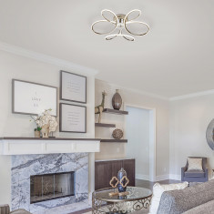 Светодиодный потолочный светильник 90083/3 хром &mdash; Multielectrika