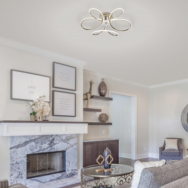 Светодиодный потолочный светильник 90083/3 хром — Multielectrika