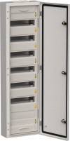 Корпус металлический IEK TITAN 5 ЩРн-84 (1х84) 1085х310х140мм IP54 серый (одна дверь) фото 1 — Multielectrika