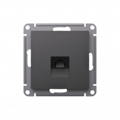 Розетка RJ-45 Systeme Electric AtlasDesign кат. 5Е, базальт &mdash; Multielectrika