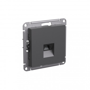 Розетка RJ-45 Systeme Electric AtlasDesign кат. 5Е, базальт — Multielectrika