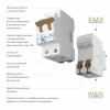 Автоматический выключатель 2P 10 A C 4,5 кА W902P104 фото 2 &mdash; Multielectrika
