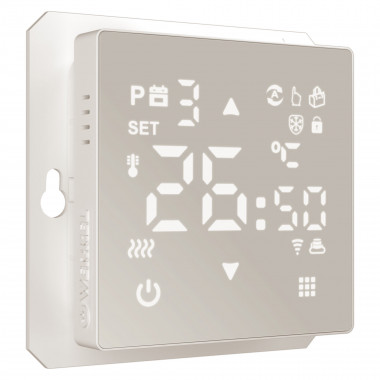 Умный сенсорный терморегулятор  для теплого пола дымчатый W1151217 — Multielectrika