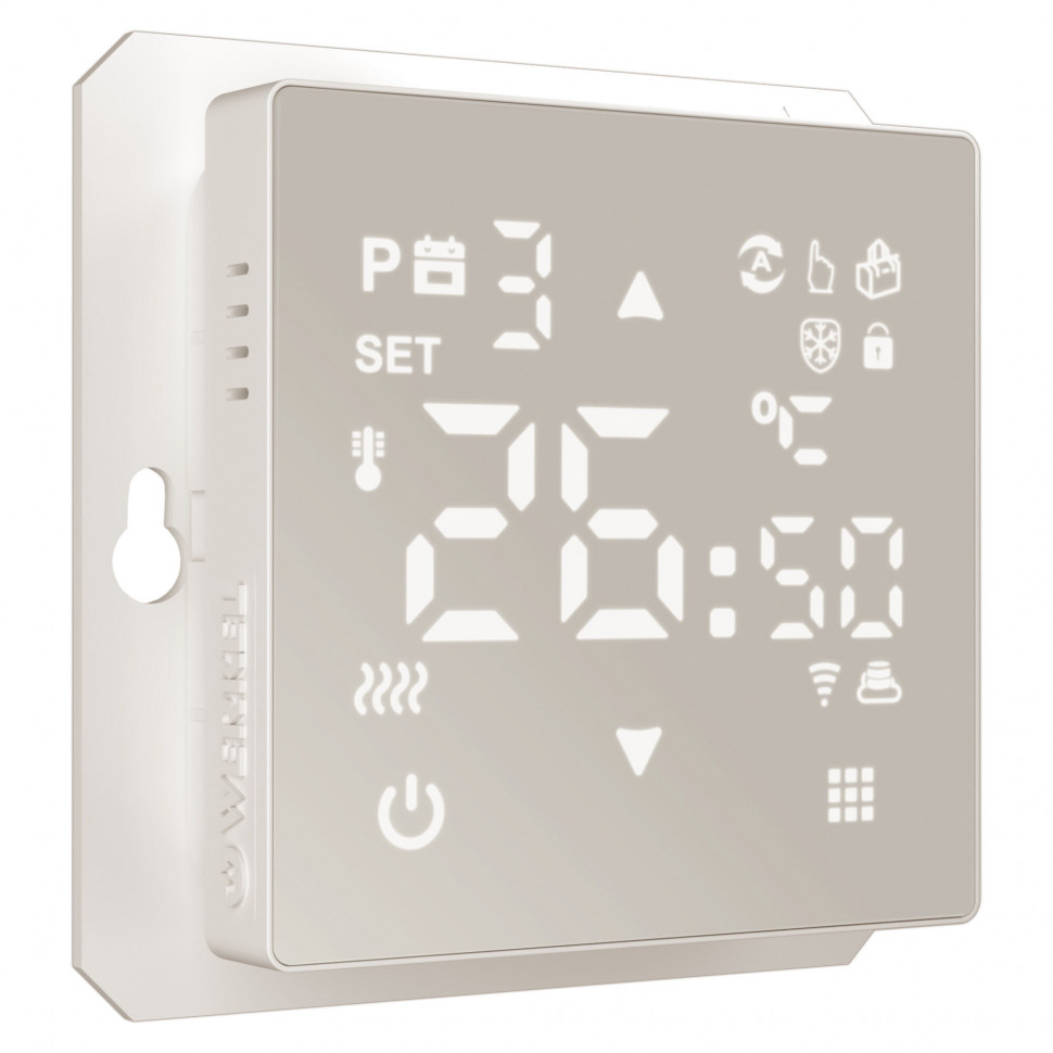 Умный сенсорный терморегулятор  для теплого пола дымчатый W1151217 фото 1 — Multielectrika