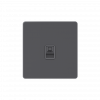 Systeme Infinity, Розетка информационная RJ-45 кат.5e, FSE000783, Вулканический пепел фото 1 &mdash; Multielectrika