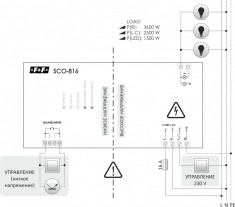 Регулятор освещённости (диммер) SCO-816 &mdash; Multielectrika