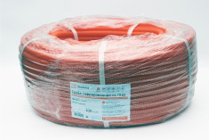 Труба гофрированная с зондом Промрукав ПНД легкая оранжевая (d=40) &mdash; Multielectrika