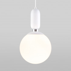 Подвесной светильник со стеклянным плафоном 50197/1 белый &mdash; Multielectrika