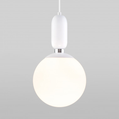 Подвесной светильник со стеклянным плафоном 50197/1 белый — Multielectrika