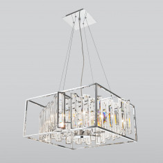 Умная подвесная люстра с хрусталем 312/6 Strotskis Smart &mdash; Multielectrika