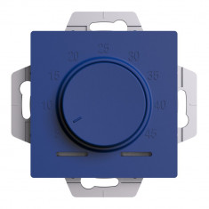 Термостат для теплого пола Systeme Electric AtlasDesign с датчиком, 10A, аквамарин &mdash; Multielectrika