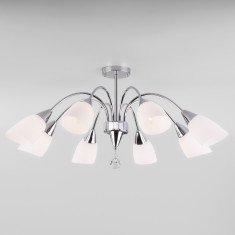 Потолочная люстра с плафонами 30149/8 хром &mdash; Multielectrika