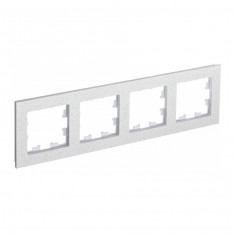 Рамка Schneider Electric Atlas Design Nature на 4 поста, крем роял &mdash; Multielectrika