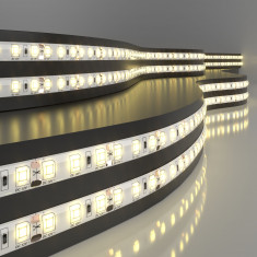 Светодиодная лента 12 В 9,6 Вт/м 120 Led/м 2835 IP65, теплый белый 3300K, 5 м Лента светодиодная 12V 9,6W 120Led 2835 IP65 теплый белый, 5м &mdash; Multielectrika