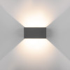 Уличный настенный светодиодный светильник WINNER DOUBLE LED IP54 35137/W серый фото 8 — Multielectrika