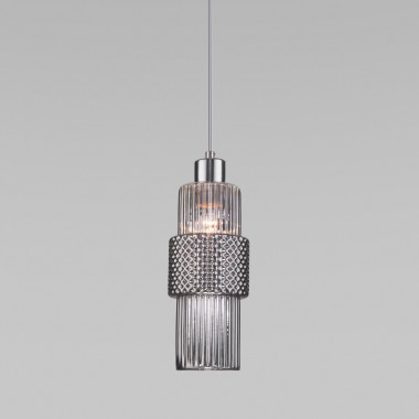 Подвесной светильник со стеклянным плафоном 50209/1 хром — Multielectrika