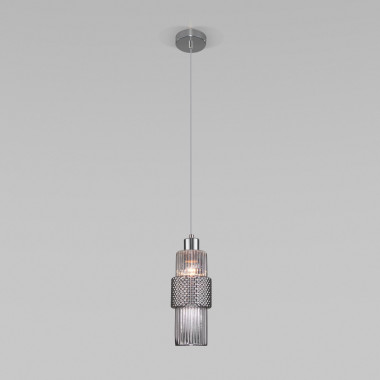 Подвесной светильник со стеклянным плафоном 50209/1 хром — Multielectrika