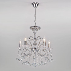 Люстра с двойным креплением 10096/5 хром &mdash; Multielectrika