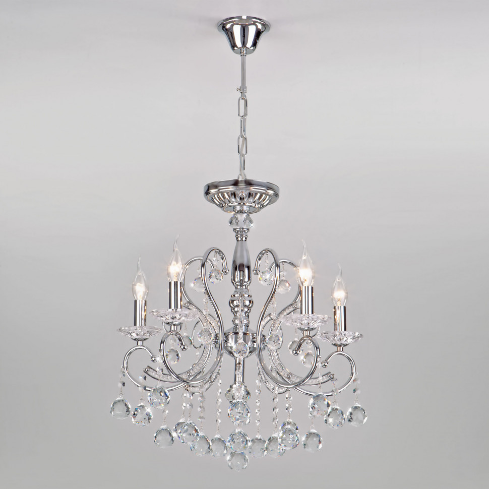 Люстра с двойным креплением 10096/5 хром фото 1 — Multielectrika