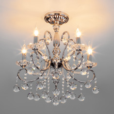 Люстра с двойным креплением 10096/5 хром &mdash; Multielectrika