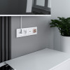Розетка с заземлением, шторками и USB тип A+C (белый) W1171701 фото 5 &mdash; Multielectrika