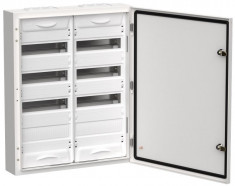 Корпус металлический IEK TITAN 5 ЩРн-96 (2х48) 710х570х140мм IP54 белый (одна дверь) &mdash; Multielectrika