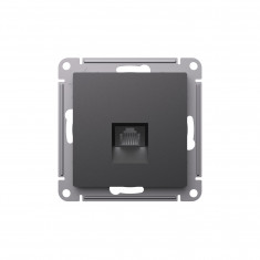 Розетка RJ-45 Systeme Electric AtlasDesign кат. 6A, базальт &mdash; Multielectrika