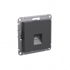 Розетка RJ-45 Systeme Electric AtlasDesign кат. 6A, базальт &mdash; Multielectrika